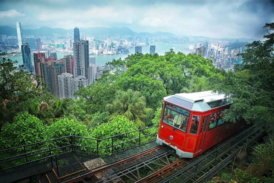 peak tram hongkong